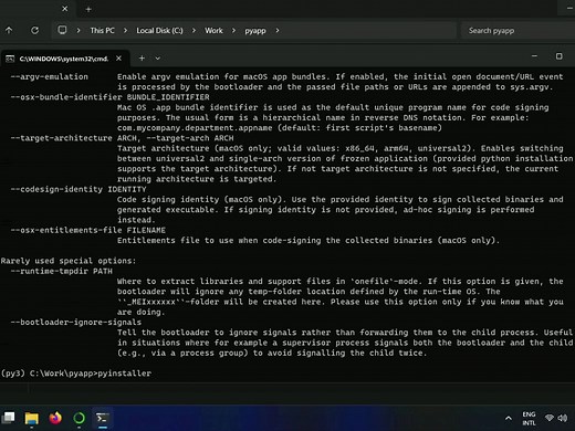 把Python打包成独立可执行程序