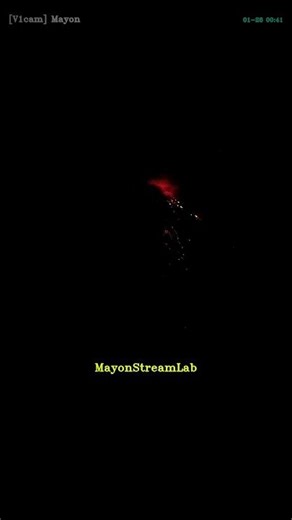 Mayon Volcano Time-lapse 1600H-0700H Jan 27-28, 2026 #mayonvolcano #timelapse #raspberrypiprojects