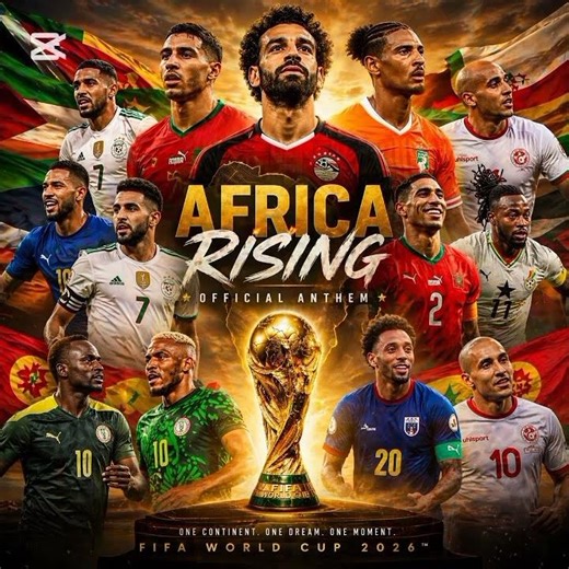 Africa world cup song 2026 🇿🇦🇾🇪🇨🇩🇩🇿🇨🇮🇸🇳🇳🇬🔥⚽