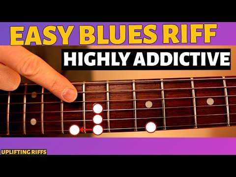 The EASY Addictive BEGINNER Blues Riff Lesson You Need!