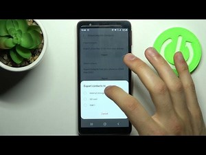 How to Copy Contacts From SIM Card to Phone Storage on SAMSUNG...
