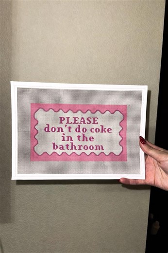 Painted Needlepoint Canvas - Etsy