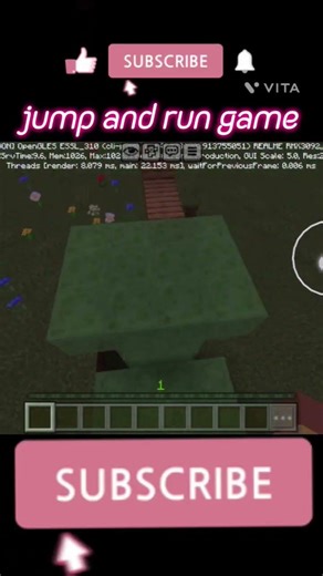 jump and run game in Minecraft #minecraft #gaming #trending
