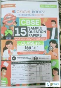 Buy 'Oswaal CBSE 15 Sample Question Papers Class 10 Hindi A For 2026 Board Exam (As Per CBSE Sample Question Paper Issued On 30 July 2025), Recommended By 2025 CBSE Toppers' Book In Excellent Condition At Clankart.com