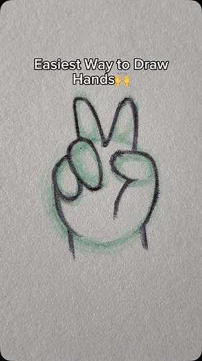 Manu._. on Instagram: "How to Draw Hands ✨Easy✨ #tutorial #beginners #drawing #howtodraw #hand #simple #easy #sketch"