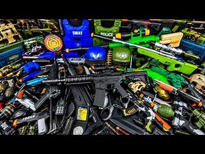 INSANE M4 TACTICAL ARSENAL UNBOXING! Realistic Sniper Rifles, SWAT Gear, SMGs & Military Equipment