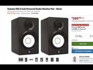 Yamaha HS5 Studio Monitors Review