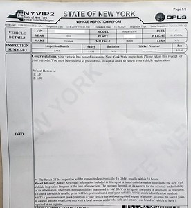 NYS Inspection