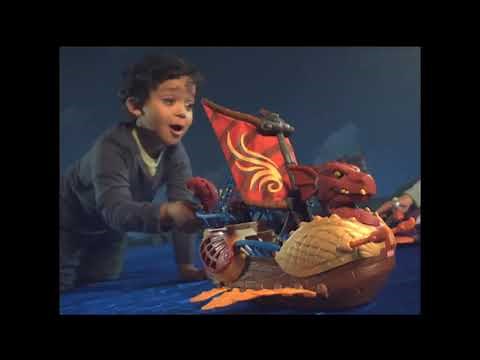 Imaginext Serpent Pirate Ship & Dragon World Fortress Commercial 2009