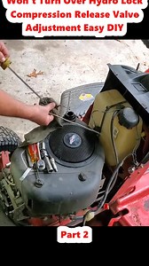 Briggs & Stratton No Start Won't Turn Over Hydro Lock Compression Release Valve Adjustment Easy DIY (2) | Raley's Small Engine