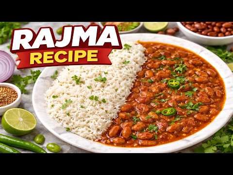 Easy Rajma Recipe in 30 Minutes | Beginner Friendly || Homemade Rajma Curry | Step-by-Step Recipe