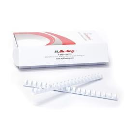 White Plastic Binding Combs