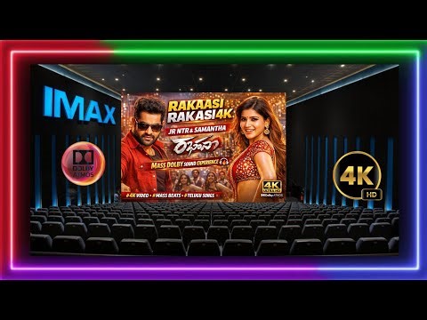 Rakaasi Rakaasi 4K | Jr NTR & Samantha | Rabhasa | Mass Dolby Sound Experience 🎧🔥