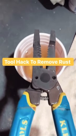 Keep your Kleins looking fresh with this tip from samthesparky. How do you keep your Kleins looking good as new? Soak for 24-hour in vinegar, followed by some light brushing. Once dry, reapply multi-purpose penetrant lubrication to protect the raw steel and relubricate its hinges. | Klein Tools