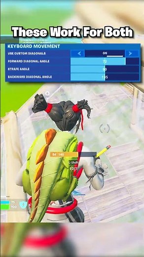 BEST Double Movement Settings in Fortnite Chapter 4! 🎮