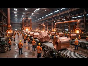 Inside the Copper Factory: How Raw Ore Is Smelted Into Pure Copper (Full Process)