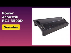 REVIEW (2025): Power Acoustik RZ1-3500D Amplifier. Features.