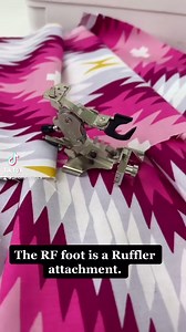 While the Ruffler Foot might look intimidating, it is one of the most useful accessories with four settings to help you make beautiful ruffles and pleats effortlessly! Find out more about this magical accessory by visiting: https://www.janome.com/accessories/sewing-machine-feet/ruffler/ | Janome Sewing Machines