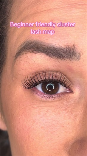 Beginner Friendly Cluster Lash Map Guide