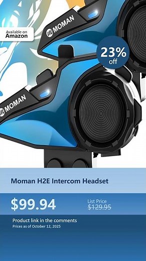 Moman H2E Intercom Headset