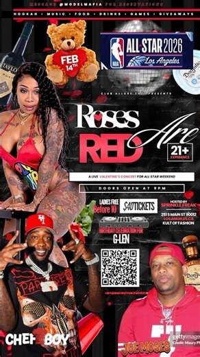 Come WOOP wit me at my B-Day / Valentine Bash. FOR TICKETS SCAN THE QR CODE IN THE FLYER. 🎂🎂🎂