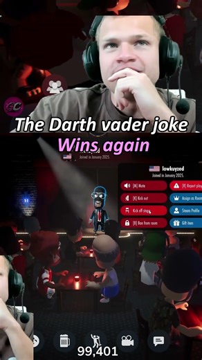 The darth vader joke returns #funny #youtubeshorts #gaming#jynxzi