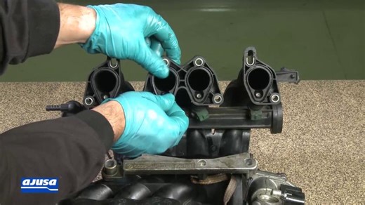 Replacing Intake Manifold Gasket on VW Golf 1.6 AKL Engine - Colector admisión | Ajusa