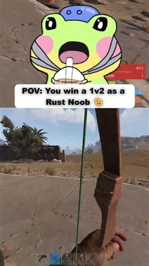 Winning a 1v2 as a Rust Noob 🫣 #rust #rustgame #rustpvp #rustsolo #rustfarmer