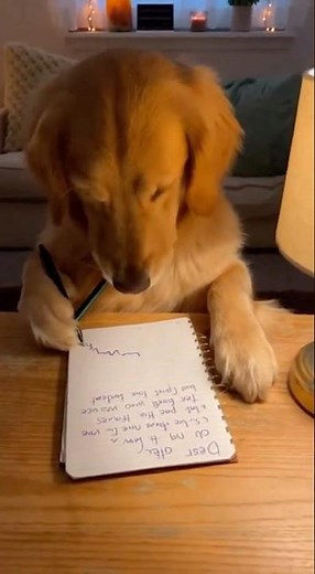 Dog Writes a Sad Diary After Vet Visit #dog #funny