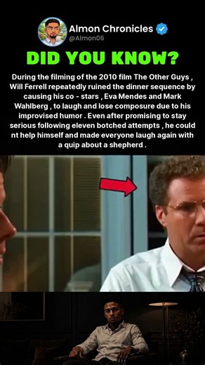 During the filming of the 2010 film The Other Guys, Will Ferrell repeatedly ruin...