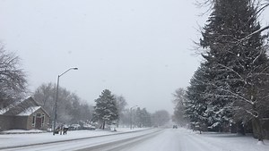 Ice glaze, snow cover Fort Collins roads overnight