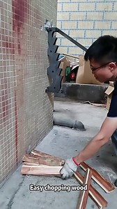 Amazon.com : HUAGHLL Wood Splitter - Extended Wood Handle Wall Mounted Log Splitter, Firewood Kindling Splitter, Portable Manual Fire Wood Kindling Splitter Firewood Cutter with Firewood Tote Bag : Tools & Home Improvement