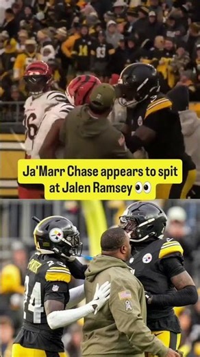 Ja'Marr Chase Appears to Spit on Jalen Ramsey During Bengals' Loss to Steelers