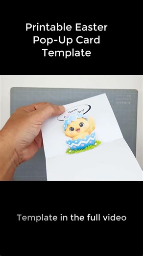 Printable Easter Pop-Up Card Template