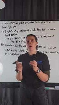 GCSE Physics - Contamination & irradiation question