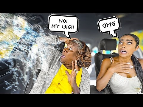 OPENING MY BOYFRIEND'S MOMS WINDOW WHILE GOING THROUGH THE CARWASH PRANK *HILARIOUS*