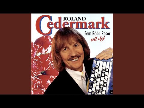 Fem röda rosor till dej