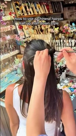 chainese hairpin 🎀😳#youtubeshorts #ytshorts #trendingshorts #hairpins #chaina #hairstyle #trending