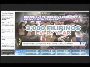 ICYMI: Trans fat ban in processed foods started on June 19, the day after the deadline of the transitory period to reformulate processed food products and eliminate trans fat from the food production. Watch here 👇 | ImagineLaw