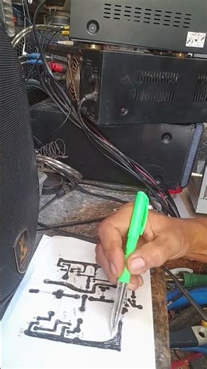 pcb board making for 100w amplifier #pcb making