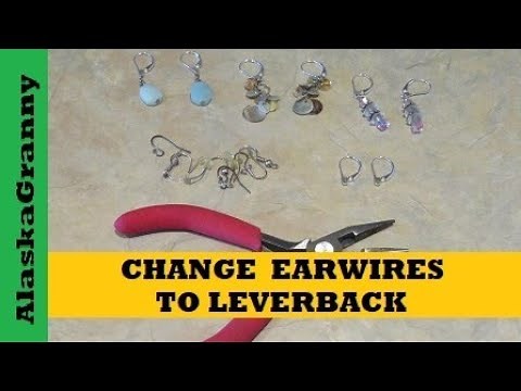 Leverback Earrings How to Change Earwires