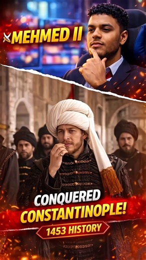 📌The Great Conqueror ⚔️ Sultan Mehmed II | Fall of Constantinople (1453)
