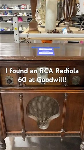 I found an RCA Radiola 60 at Goodwill!