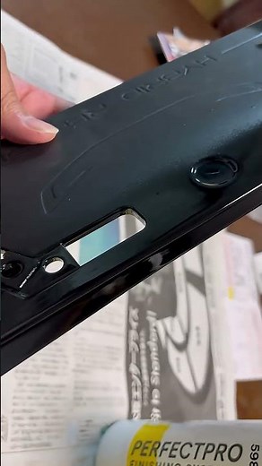60プリウス ナンバープレートフレームを自家塗装