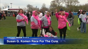 22nd Annual Susan G. Komen Race for the Cure steps off at Montrose Harbor