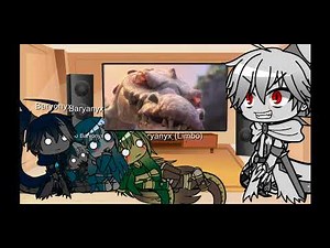 Reaccion de los 5 Baryonyx y 1 Juvenil - (Ice Age 3 - Buck vs Rudy) Gacha Club Edition