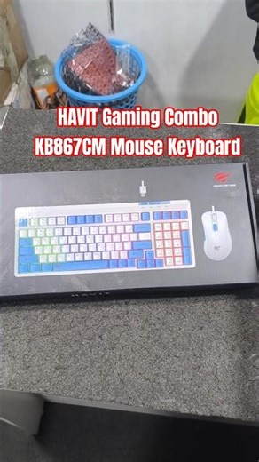 HAVIT Gaming Combo KB867CM Mouse Keyboard #gamingkeyboard #rgbkeyboard #havit