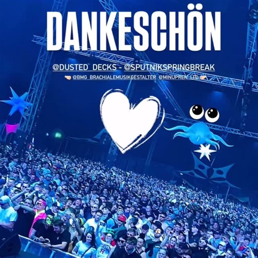 @sputnikspringbreak 2025 – was war das bitte für ein Abriss?! 🥵🔥 Es war mir nicht nur eine riesige Ehre, sondern auch ein echtes Anliegen, wieder bei euch auf der Bühne zu stehen. Mein letzter Auftritt im Osten war 2019 – und jetzt, sechs Jahre später, durfte ich endlich zurückkommen 🙏🏻❤️ Und ganz ehrlich: Dieses Comeback musste knallen 🔥🔥🔥 2019 hab ich zusammen mit @minupren_ltd bei euch gespielt – und da war sofort klar: Wenn ich zurückkomme, dann nur mit ihm an meiner Seite. BMG vs. Mi