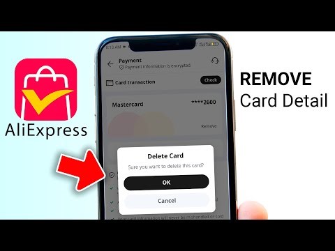 How to Remove Your Bank Card from AliExpress