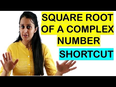 SQUARE ROOT OF A COMPLEX NUMBER IN 10 SECONDS// JEE/EAMCET/NDA TRICKS